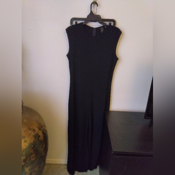Norma Kamali Women's Sleeveless Wide leg Jumpsuit Size L Formal - Picture 4 of 11